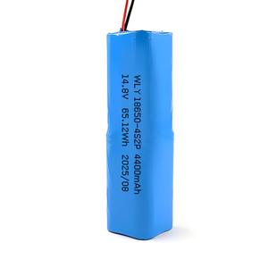KC/UN38.3 Certified 18650 4S2P 14.8V 5200mAh Lithium Ion Battery Pack With PCM & Wire + Connector For Consumer Electronics