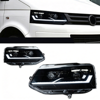 Ensemble de phares à LED pour VW Transporter T5 Multivan Caravelle, clignotants séquentiels DRL, accessoires automobiles