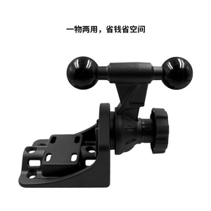 Swing Arm Stand Mount with Double Ball Head Universal Adjustment <b>Bracket</b> Adapts to 1.5" Ball Head/"C" Size VIN-HB-DBSQ - Product Image 6