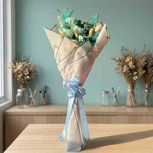Rollo de Papel de Regalo Floral Impermeable de Doble Cara, Papel para Manualidades de Floristería, Papel para Envolver Ramos, Flores y Plantas Secas - Product Image 3