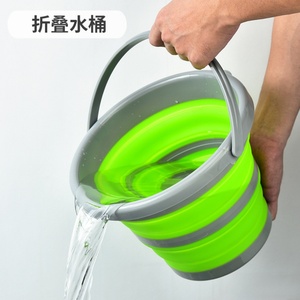 Storage Bin <b>Basket</b> Camping Outdoor Garden Cleaning Tools Wash Water <b>Foldable</b> Collapsible Fishing Bucket - Product Image 5