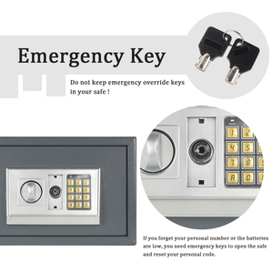 Chìa Khóa Điện Tử Kết Hợp Hộp Két An Toàn Kỹ Thuật Số Giá Rẻ Ẩn Sang Trọng Bằng Thép Màu Đen - Product Image 6