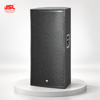 Système audio professionnel JSL SM-215 1000W à double haut-parleur 15 pouces, 2 voies, pleine fréquence, pour spectacles sur scène
