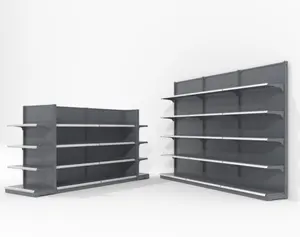 Supermarket/Shoe Rack Convenience Store Display Rack Large Single And Double-sided Shelves 60/90/120KG