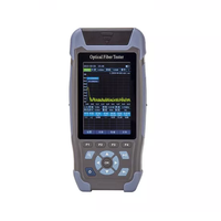 AUA900D High Accurate OTDR Mini Pro Optical Time Domain Reflectometer 1310nm and 1550nm Fiber Optic UPC Port 3m to 64km 24/22dB