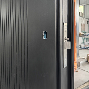 Portes pivotantes d'entrée en acier inoxydable aluminium de sécurité anti-effraction intérieur extérieur de style moderne <span class=keywords><strong>Prix</strong></span> de la <span class=keywords><strong>porte</strong></span> <span class=keywords><strong>blindée</strong></span> - Product Image 4