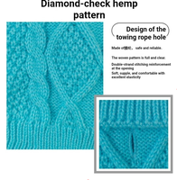 Pulls pour chiens et chats d'automne et d'hiver, vêtements chauds en tricot torsadé en forme de losange pour petits chiens et chats
