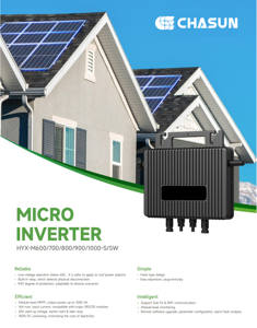 Zonne-Energie Hyx Micro-Omvormer <span class=keywords><strong>600</strong></span> W 700 W 800 W 900 W 1000 W Grid Tie Micro-Omvormer - Product Image 3