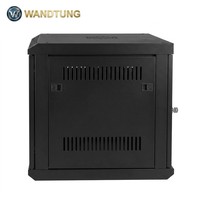 Kabinet Jaringan Laris Manis, Baja Cold-Rolled untuk Pusat Data 4U/6U/9U/12U/15U/18U, Rak Kabinet Indoor, Kabinet Jaringan untuk Pemasangan di Dinding