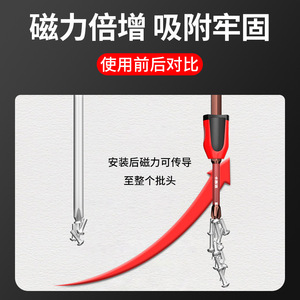 Casillas Magnetic Sleeve <b>Screwdriver</b> Bit Industrial Grade Plastic Handle Strong Magnetism For <b>Precision</b> Repair - Product Image 3