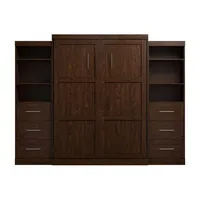 Lits muraux d'étagère pliante verticale moderne à taille personnalisée Lits escamotables multifonctionnels en Twin Queen King Sizes Style populaire
