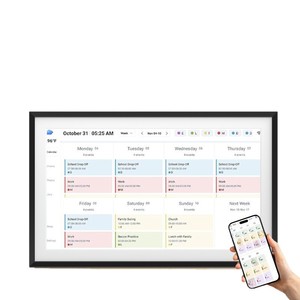 Cornice Fotografica Elettronica con Calendario Cloud da 10,1 Pollici, Gestione e Pianificazione dell'Agenda Familiare, Adatta per Uso Domestico - Product Image 5