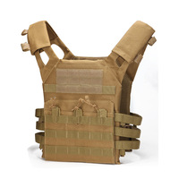 Gilet tactique multifonctionnel unisexe en tissu Oxford imperméable avec doublure en polyester, idéal pour l'extérieur et la jungle, sac gilet JPC