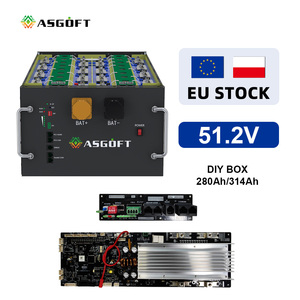 กล่องแบตเตอรี่ Lifepo4 แบบ DIY ขนาด 15KW 16kW 16s ของ PL Stock แบบซ้อนได้ เหมาะสำหรับเซลล์ขนาด 280ah 314ah กล่องเปล่าสำหรับแบตเตอรี่ลิเธียมพร้อม BMS - Product Image 1