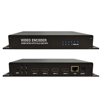 4k 2 CH 3840x2160P 2 CH 1920X1080P HD To IP http rtmp udp rtsp HD Video Encoder