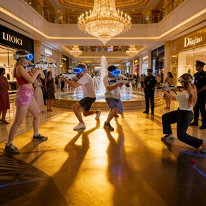 Arena <span class=keywords><strong>de</strong></span> Realidad Virtual para Juegos <span class=keywords><strong>de</strong></span> Disparos, para Entretenimiento a Gran Escala, Parque <span class=keywords><strong>de</strong></span> Juegos Interior, Venta Directa <span class=keywords><strong>de</strong></span> Fábrica - Product Image 1