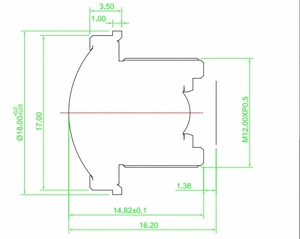 Không thấm nước góc rộng AHD 720P/1080P Xe sao lưu ngược lại máy ảnh với ống kính mắt cá và tầm nhìn ban đêm cho bãi đậu xe ngược lại - Product Image 5