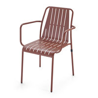 Chaise d'appoint en métal Lifepursue pour bistrot, café, mobilier commercial extérieur