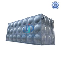 Réservoir d'eau SS assemblé en acier inoxydable de grande taille Réservoir d'eau potable