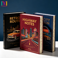 Impression de livres reliés de qualité supérieure OEM ODM avec gaufrage à chaud argenté, catalogue personnalisé, menu personnalisé avec emballage sur mesure