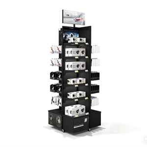 Support d'affichage en acier personnalisable avec support au sol, autoportant et à faire soi-même pour <span class=keywords><strong>les</strong></span> supermarchés - Product Image 5