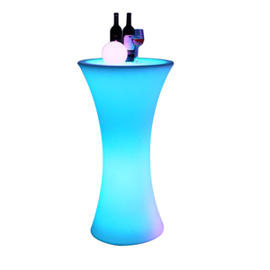 Tbk — table et chaise led à couleurs changeantes, sans fil, alimenté par batterie, éclairage led, couleur changeante, en vente - Product Image 1