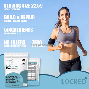 Proteína Vegetal Orgánica Vegana en Polvo (Haba, Arroz y Nuez de Pili) |   Sin Lácteos ni Soya, Sin OMG, Nutrición Deportiva, OEM a Granel - Product Image 3