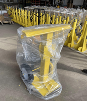 Le cric de stabilisation de remorque manuelle en acier à manivelle robuste capacité 50T le cric de stabilisateur de remorque de camion tient l'ascenseur réglable