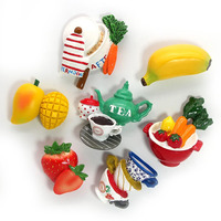 Imanes de Refrigerador Personalizados por el Fabricante, Recuerdos Magnéticos 3D, Lindos Imanes de Silicona, Goma y PVC con Forma de Comida