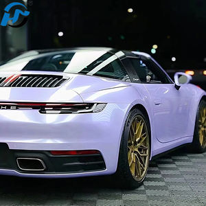 Suministro directo de fábrica Super brillante Crystal Stella Purple PET TPU Vinilo polimérico Car Wrap Full 1,52x18M/5x60FT Tamaño del rollo - Product Image 5