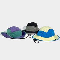 Sombrero de Pescador de Nailon Ligero y Transpirable de Alta Calidad, de Secado Rápido, con Bordado de Logotipo Personalizado, para Senderismo y Actividades al Aire Libre