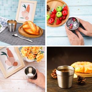 12Oz Bán Buôn Biểu Tượng Tùy Chỉnh Có Thể Xếp Chồng Tường Duy Nhất 304 Thép Không Gỉ Pint Cup Để Ngăn Xếp Thanh Cốc Bia - Product Image 6