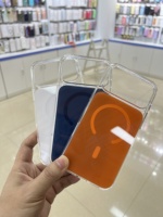 Étui de téléphone magnétique de haute qualité pour iPhone 14 Pro Max 17 Air 16 Plus 15 13 12 11 Mobile Cellular TPU Acrylique Coque arrière rigide