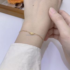 Gioielli Raffinati, Catena in <span class=keywords><strong>Oro</strong></span> Puro 18K con Bracciali di Diamanti Naturali, Nuovo Design per Donne, Regalo per Matrimonio e Fidanzamento - Product Image 4