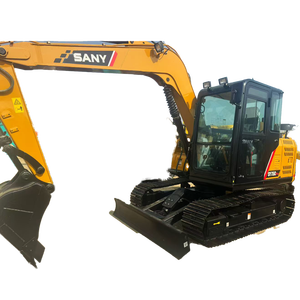 รถขุดขนาดเล็ก Sany75 สภาพ 98% ใหม่ น้ำหนัก 7 ตัน พร้อมหัวหนีบไฮดรอลิก ประสิทธิภาพสูง รถขุด Sany มือสองของแท้ - Product Image 1