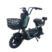 Vélo électrique sans balais 48V 350W avec pneu de 14 pouces et frein à tambour