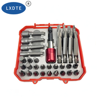 Jeu de 34 embouts de tournevis multifonctionnels en acier, à tête plate, Phillips, Allen, Torx, triangulaires, auto-bloquants, OEM, à pointe magnétique