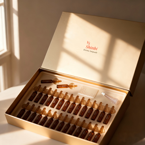 Ensemble d'ampoules Derma VS SHINBI, ensemble d'ampoules de réparation dermique coréenne pour le traitement anti-âge et la récupération de la barrière cutanée du visage - Product Image 1