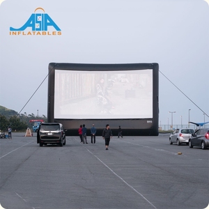 Grand écran de Projection arrière gonflable en plein Air pour loisirs, cinéma gonflable de station de plage - Product Image 3