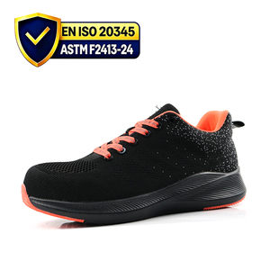 Nouvelles chaussures <span class=keywords><strong>de</strong></span> <span class=keywords><strong>sécurité</strong></span> légères à embout en acier pour hommes, baskets <span class=keywords><strong>de</strong></span> travail industrielles respirantes en maille, anti-écrasement et anti-perforation - Product Image 1