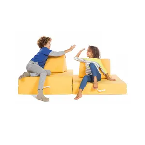 Hot Sale Play Couch Kids 'Sofa Familie Play Sofa Meubelen Traagschuim Kinderen Sofa Voor Kinderen