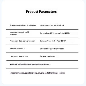 มาใหม่ทั่วโลกแผ่น redmll SE <span class=keywords><strong>mi</strong></span> 10.95 "จอแสดงผลแท็บเล็ตพีซี AMD 90Hz ลำโพงสี่ตัว Atmos 8000mAh ชาร์จได้อย่างรวดเร็ว - Product Image 5