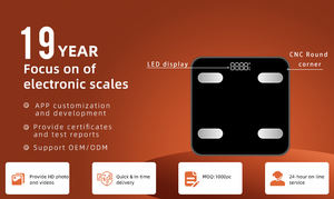 Único Digital Bluetooth Humano Personal Bmi Escala de grasa corporal Análisis de peso Fitness Gimnasio Hogar Balanzas inteligentes con aplicación - Product Image 5