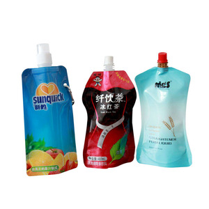 LT 사용자 정의 인쇄 유연한 식품 35ml 3000ml 플라스틱 주스 음료 부어 스탠드 알루미늄 액체 파우치 파우치 가방 포장 - Product Image 2