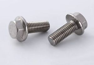 Pernos hexagonales con brida de acero inoxidable DIN6921 SS304 316 M5 M6 M8 M12 M14 M16 - Product Image 1