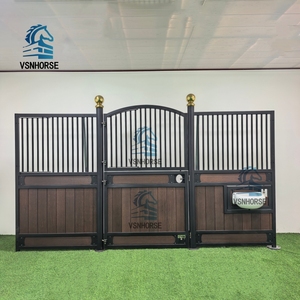 中国批发可定制尺寸10英尺/12英尺/14英尺马厩铰链/滑动/荷兰门镀锌钢竹 - Product Image 3
