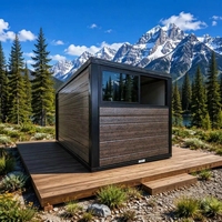 Maisons préfabriquées abordables et adaptées aux conteneurs pliables de 20 pieds, maisons modulaires mobiles pour boutiques et villas