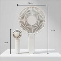Ventilateur portable USB créatif avec mousqueton, design pliable, ventilateur à batterie rechargeable, ventilateur de refroidissement d'été pour l'extérieur