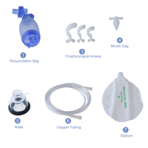 Resucitador Manual de PVC, Bolsa <span class=keywords><strong>Ambu</strong></span>, Dispositivos de Primeros Auxilios para Clínicas de Emergencia, Equipo Médico de Reanimación Pulmonar para Veterinarios - Product Image 6