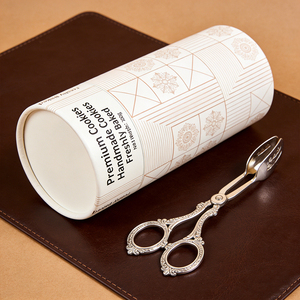 <span class=keywords><strong>Tubo</strong></span> <span class=keywords><strong>de</strong></span> Papel Kraft Personalizado <span class=keywords><strong>de</strong></span> Grado Alimenticio |   Caja cilíndrica hermética para galletas |    Fabricante OEM Ecológico - Product Image 3